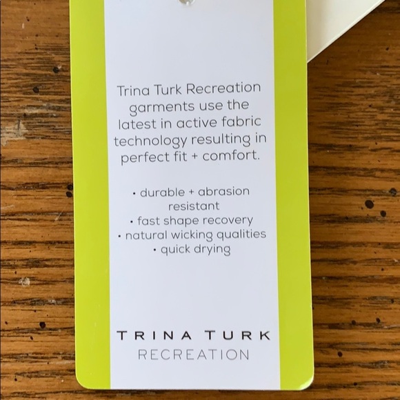 NWT Trina‎ Turk Recreation Pop Tropics Crop Bra - Picture 6 of 8